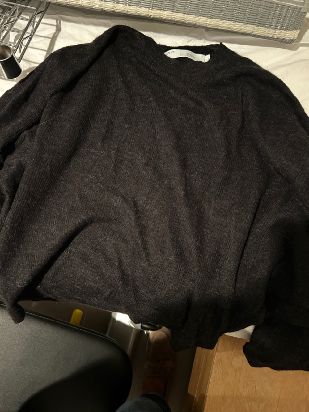 Woman’s  Dark grey Crewneck Sweater